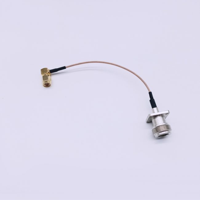 SMA弯头N型母头RG178连接线