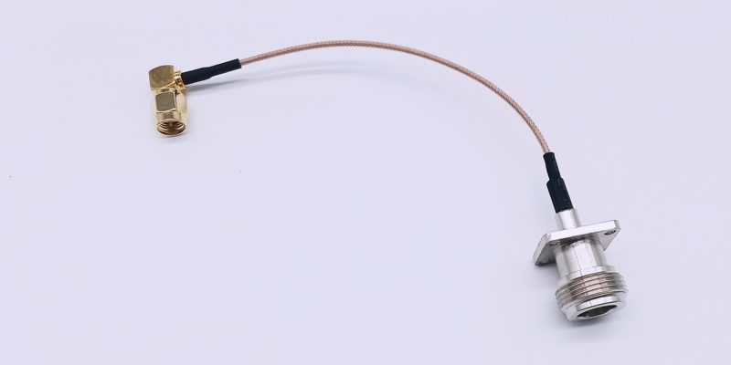 SMA弯头N型母头RG178连接线